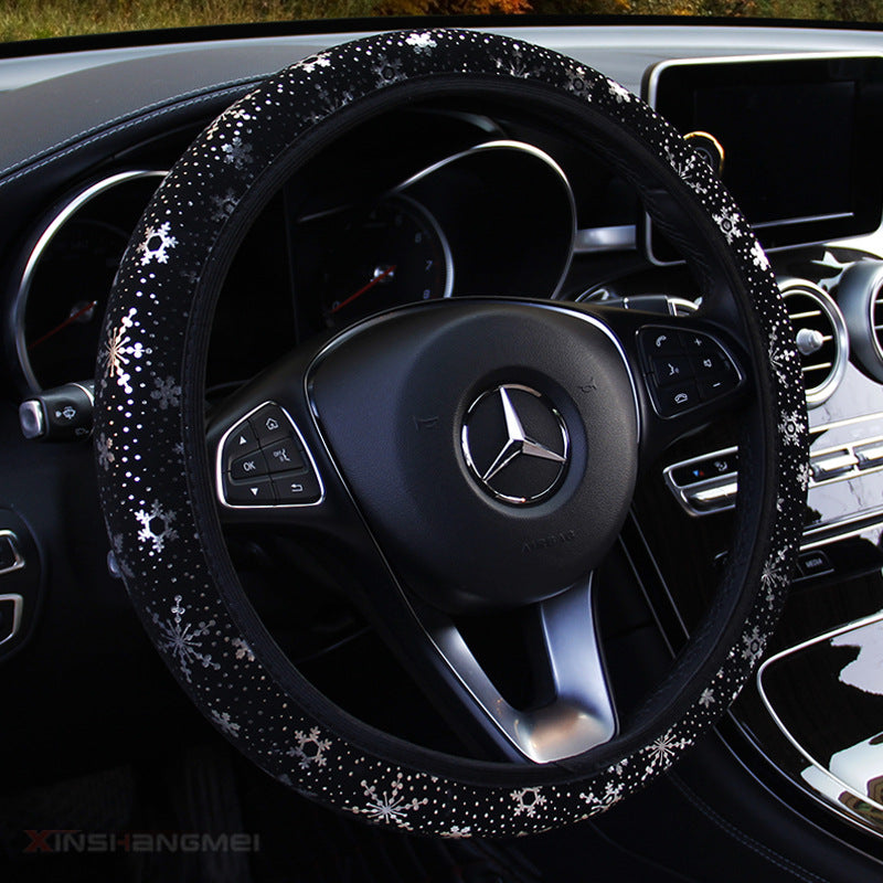 Hot Gilded Snowflake Car Steering Wheel