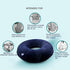 Yuwell Inflatable Seat Cushion Medical Foldable Ring Pillow