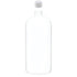 5X White 1L Plastic Pet Boston Bottle