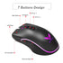 Zerodate T26 Wireless Rechargeable Mouse 2400dpi Type-c Charging Optical Mice for PC Office Gaming