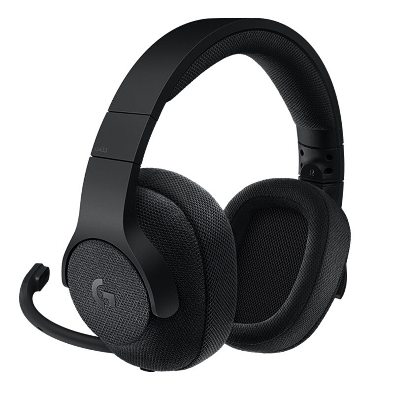 Head-mounted computer desktop wired headset