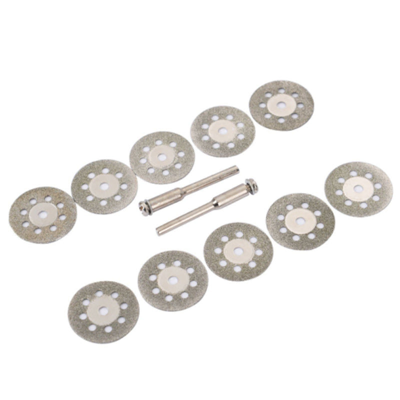 Emery jade saw blade with hole