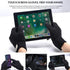 Men's autumn and winter knitted yarn driving outdoor plus velvet warm gloves