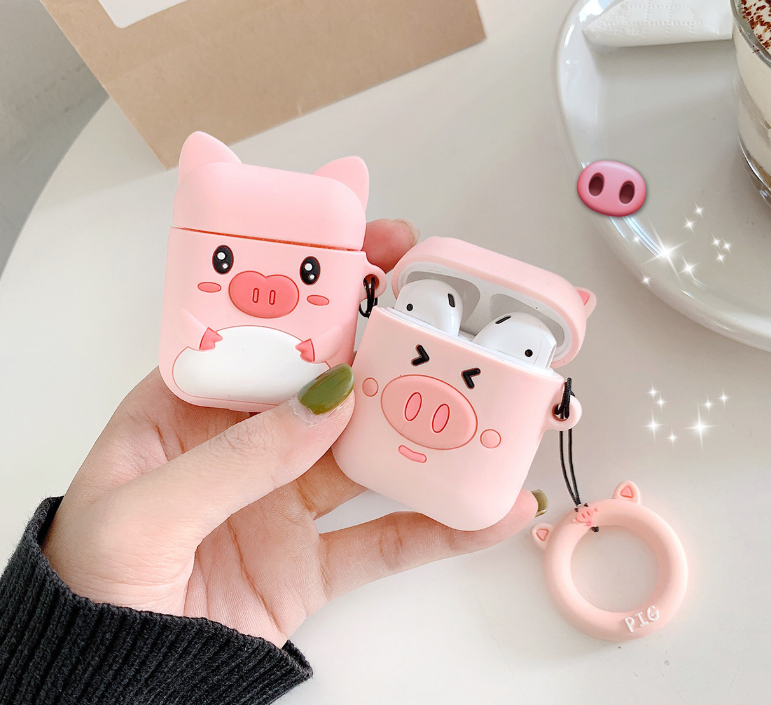 Compatible with Apple, Piglet Headphone Bag