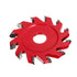 H20 Power Wood Polishing Carving Disc U Type 12 Teeth Shovel Blade for Angle Grinder Woodworking Grinding Tool