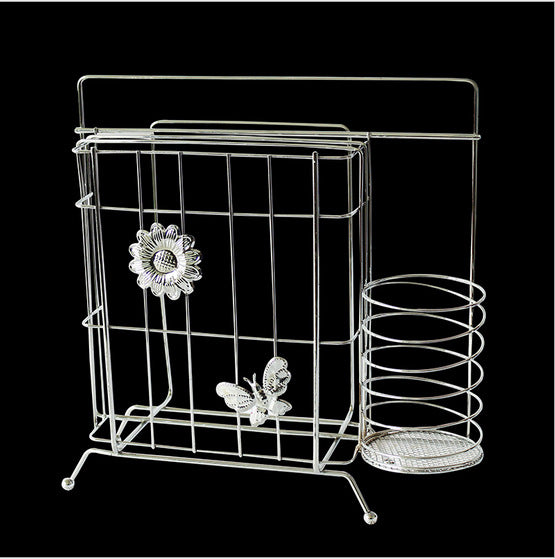 9.9 yuan store, stainless steel knife rack and cutter rack, multi-function kitchen kitchen knife plate rack to sell