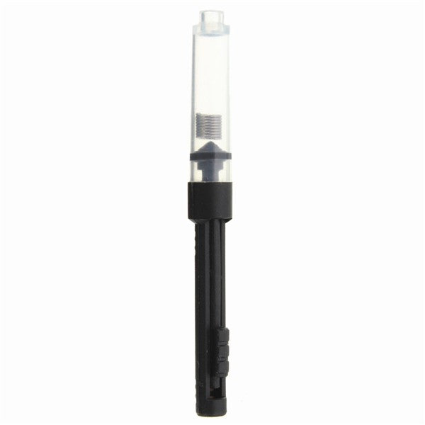1PC Plastic Transparent Tube Body Fountain Pen Converter Taking Ink Cartridges