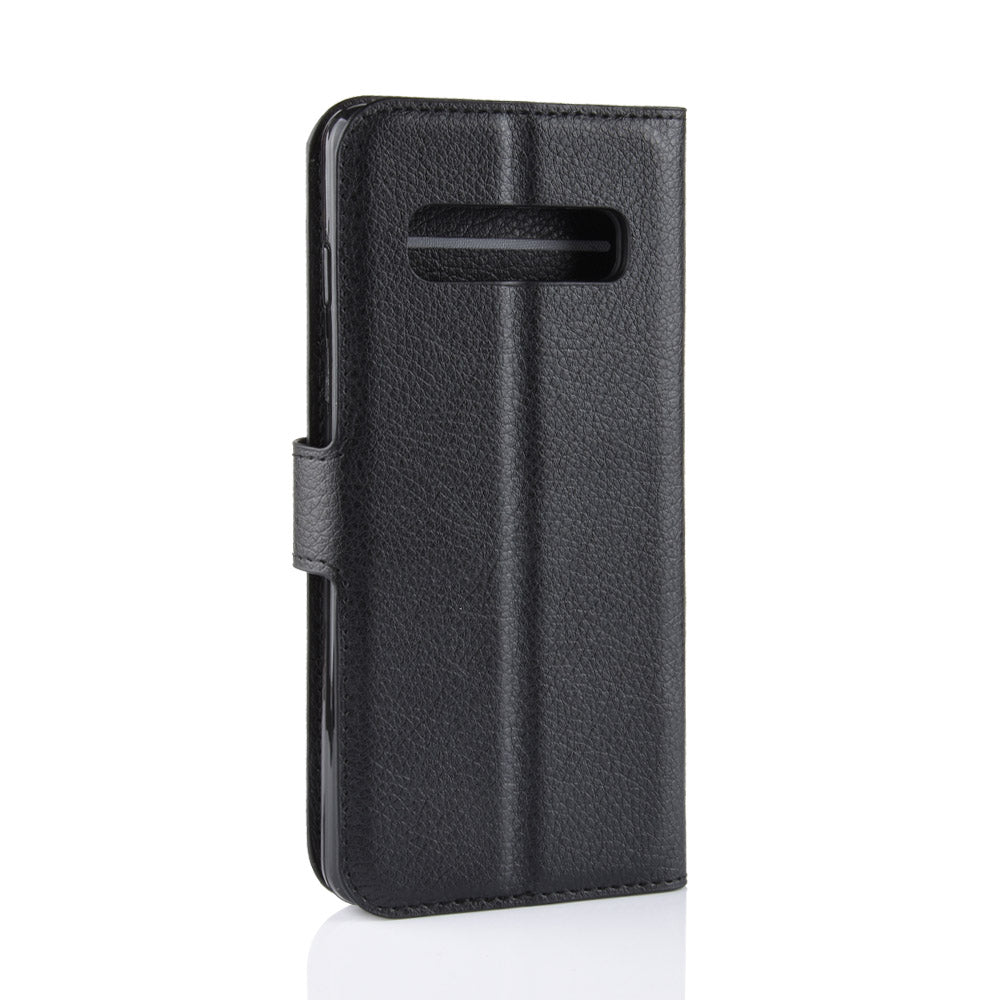 PU Leather Wallet Kickstand Flip Protective Case For Samsung Galaxy S10 6.1 Inch