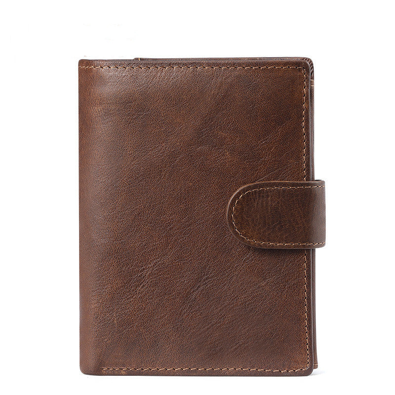 Multi-card casual vintage leather wallet