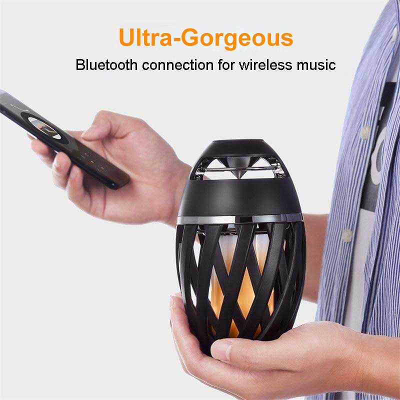Flight-carrying flame Bluetooth speaker box