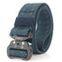 125cm ENNIU MH04G Pure Aluminum Buckle Heavy Duty Tactical Belt 3.8cm Nylon Waist Belts Quick Release Inserting Buckle Leisure Belt
