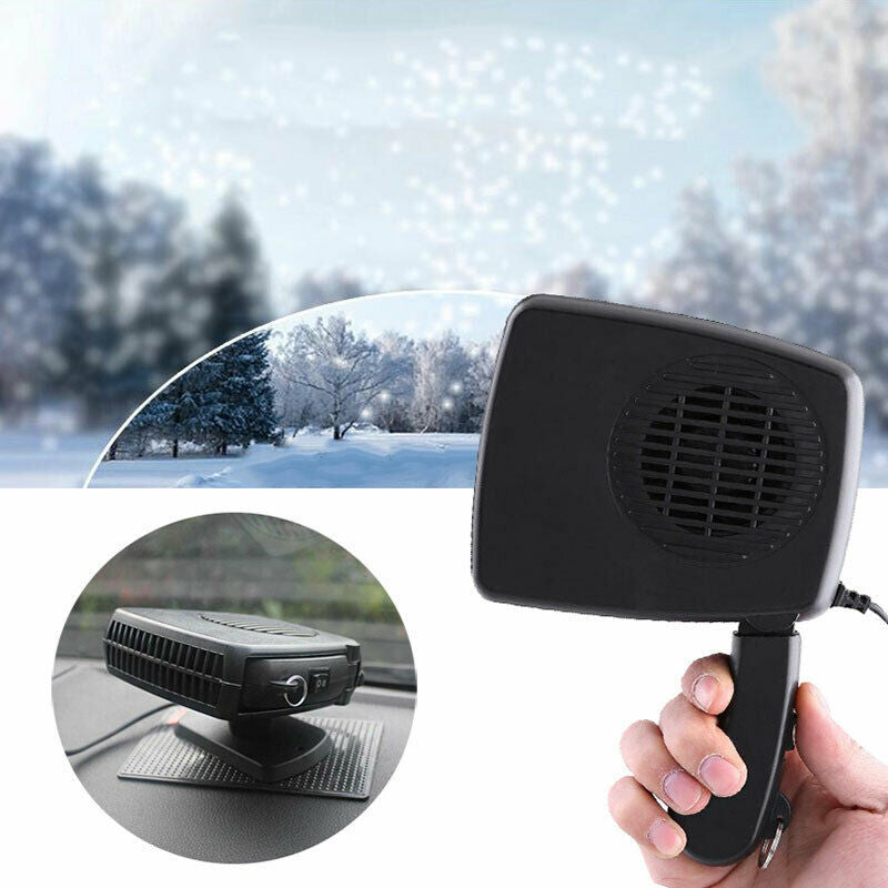 Portable Auto Car Heater Fan Air Cooler Windscreen Demister Defroster Heating Fan