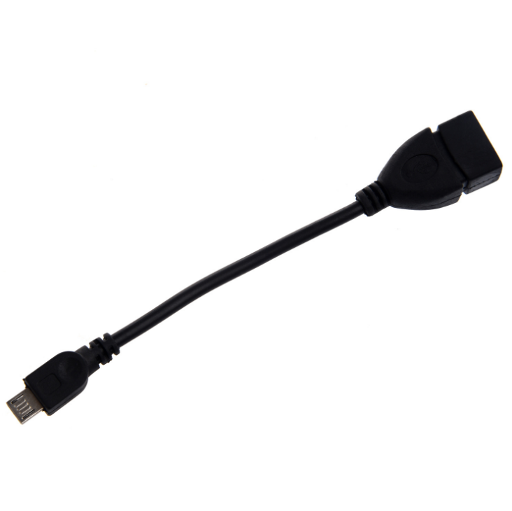 USB A 2.0 Female to Micro USB B Male OTG Adapter Data Cable