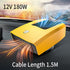 Winter Car Electric Heater 12v24v Glass Defogging