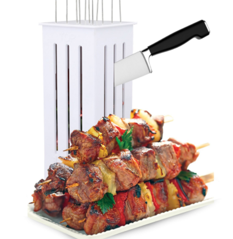 Easy Barbecue Kebab Maker Meat Brochettes Skewer Machine Bbq Grill Accessories Tools Set
