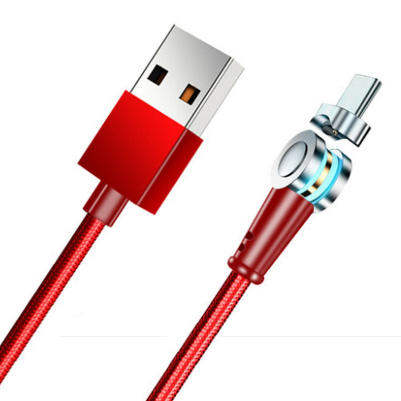 Magnetic three-in-one data cable