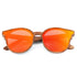 Handmade Polarized Wood Grain Sunglasses Angle's Wing