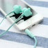 Bear head in-ear headphones music small headphones