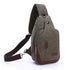 Professional manufacturers supply the new men's fashion bag wash water quality canvas bag Crossbody Bag chest