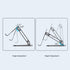 Portable double folding stand