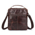 The first layer of leather manufacturers selling oil wax men business bag retro single shoulder bag handbag Crossbody Bag trend