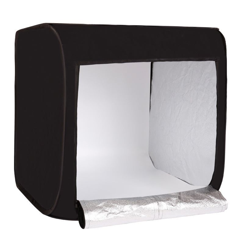 75cm Protable Photography Studio Light Shooting Tent Black/White/Beige Background