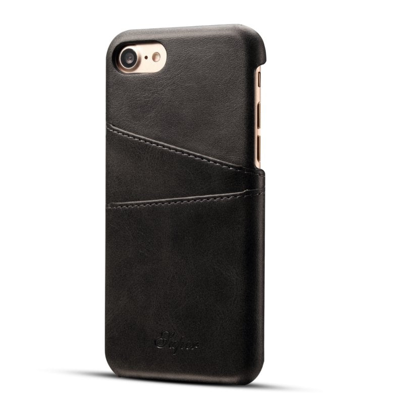 Premium Cowhide Leather Card Slot Protective Case For iPhone 6s Plus/6 Plus 5.5"