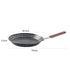 Outdoor Camping Foldable Round Frying Pan Picnic BBQ Heat Resistant Steak Grilled Skillet