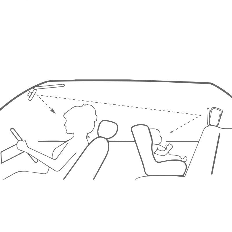 Car baby rearview mirror