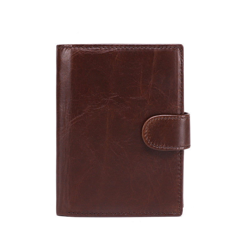 Multi-card casual vintage leather wallet