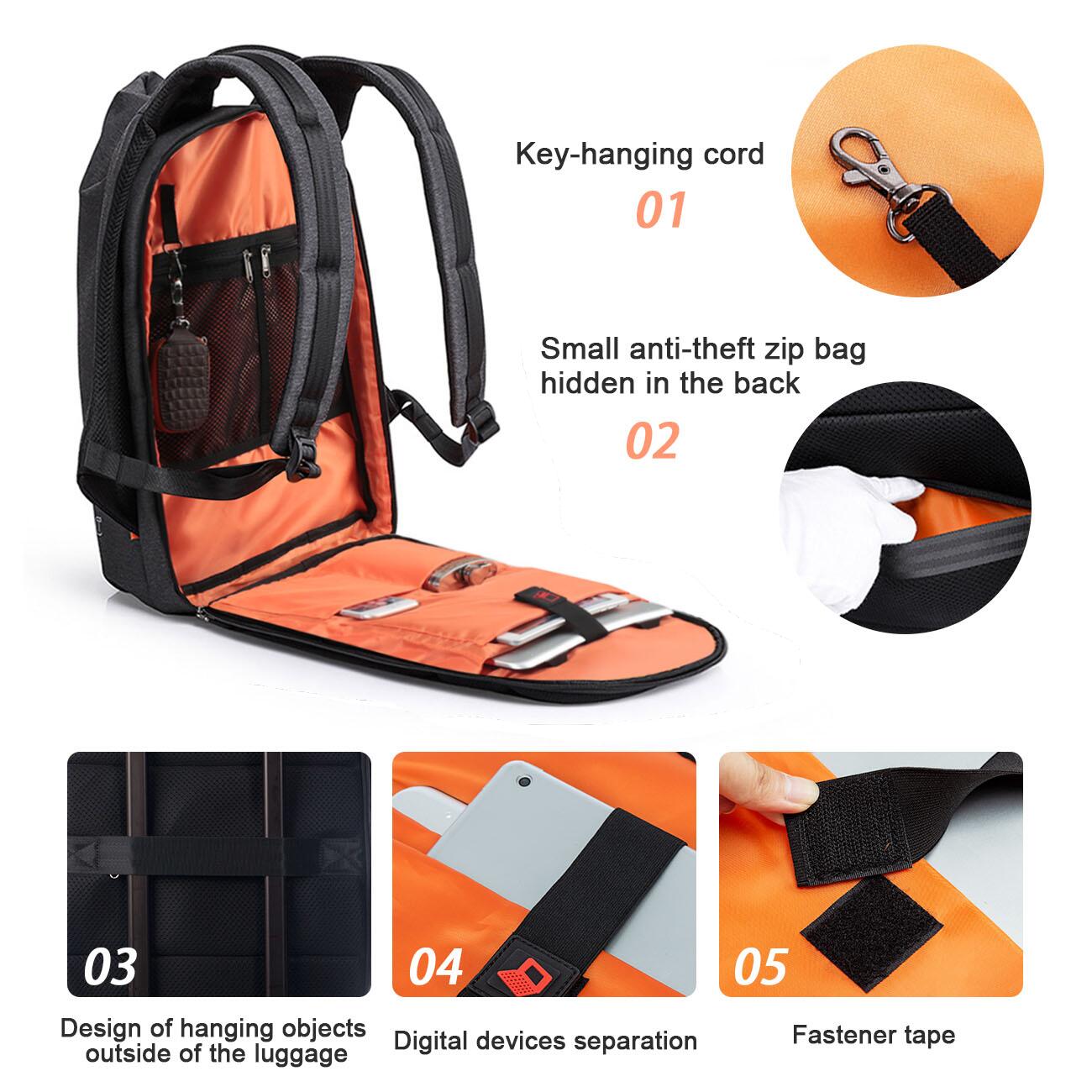 Overmont waterproof laptop backpack