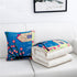 Car cartoon style pillow quilt