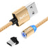 TOPK R-Line2 Reversible Micro USB LED Magnetic Braided Fast Charging Data Cable 1M For Phone Tablet