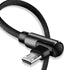 SUNTAIHO Data Cable 3A Double Elbow USB Type-C 2.1A Micro USB Charging Line Fast Charging For MI10 Note 9S S20 Oneplus 8Pro