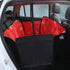 Printed Simple Rear Two-seater Car Mat For Pet Car