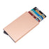 High-grade Alumina Mult-card Holder Solid Color Automatic Pop-up Anti-theft Bank Card Box