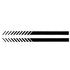 Universal 2X Car Racing Black Long Stripe Graphics Side Body Vinyl Decals Stickers