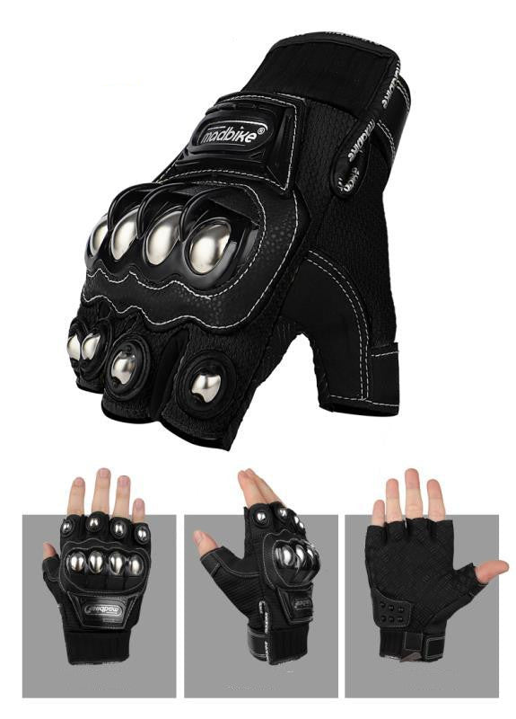 Madbike Gloves Motorcycle Half Finger Gloves