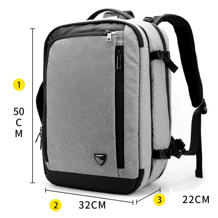 New men's business casual backpack Oxford cloth splash-proof multi-function backpack breathable decompression men's bag