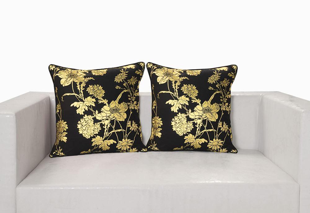 Gold foil cushion cover - Flickdeal.co.nz