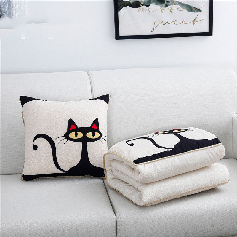 Car cartoon style pillow quilt