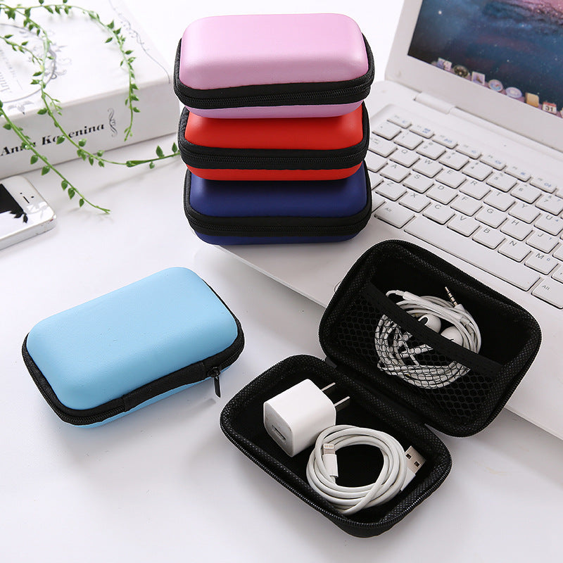 Headphone data cable storage bag