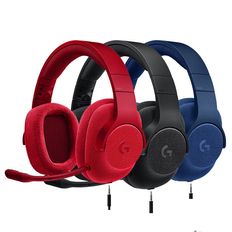 Head-mounted computer desktop wired headset