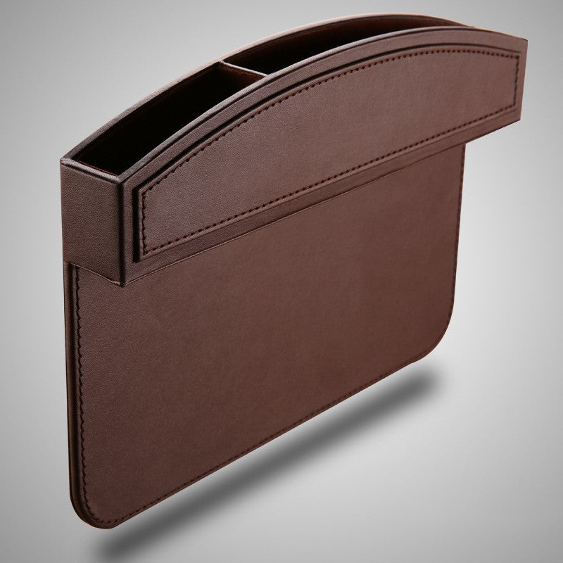 Car seat slot leak proof mobile phone storage box