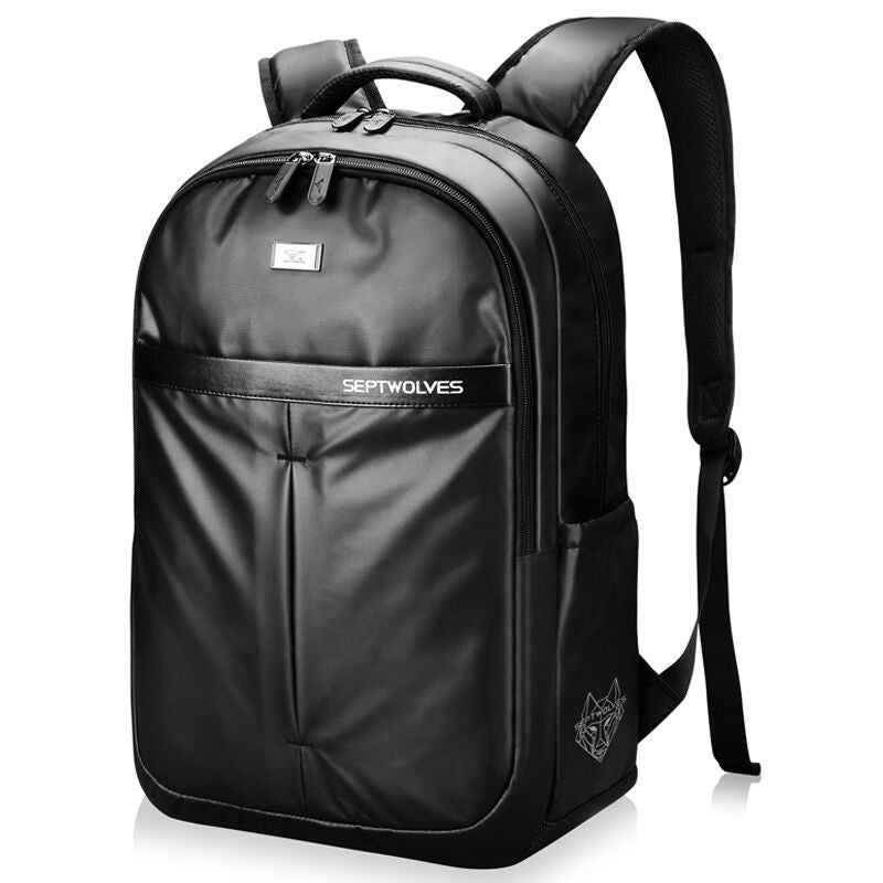 Septwolves backpack 15.6 inch large notebook computer bag, Oxford cloth man Backpack