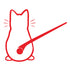 Cartoon Cute Wiper Back Shadow Cat Rear Gear Glass Paster Wiper Stickers Reflective Sticker Bumper Stickers Automobile Sticker Bumper Stickers Paper