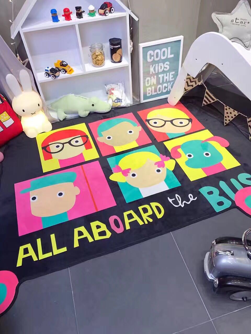 Cartoon baby climbing mat