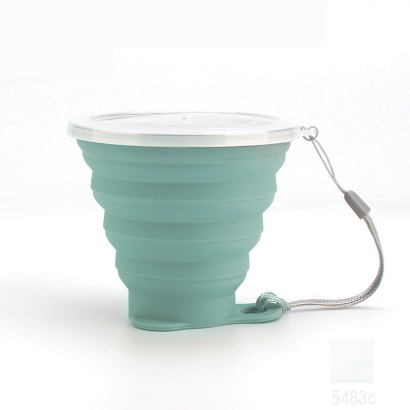 Silicone folding cup