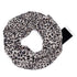 Unisex Hidden Zipper Pocket Flower Print Round Scarf
