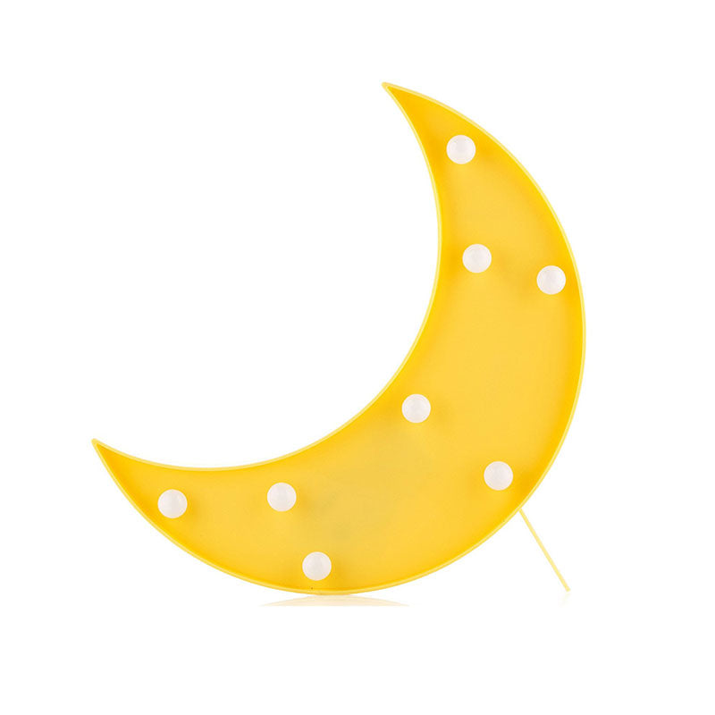 Vvcare BC-NL02 Led Night Light for Kids Moon Star Cloud Bedroom Bedside Lamp Room Party Decorations 